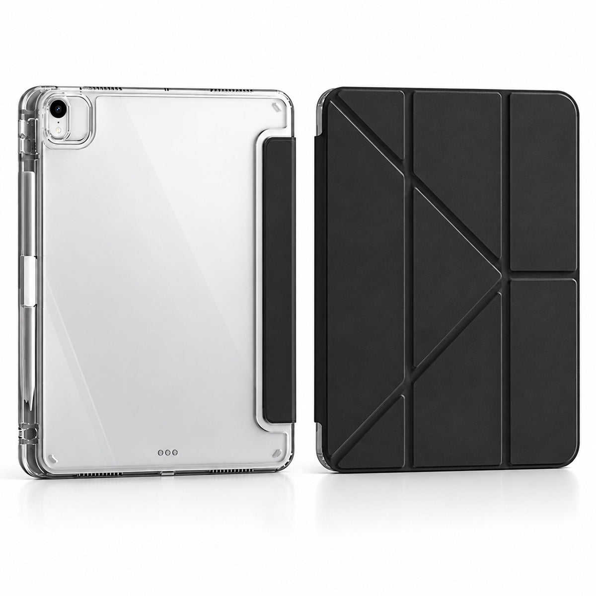 Touch Smart Cover Case for iPad Pro, M4 & M5, 11-inch, Pencil Holder, Magnetic Stand, Black