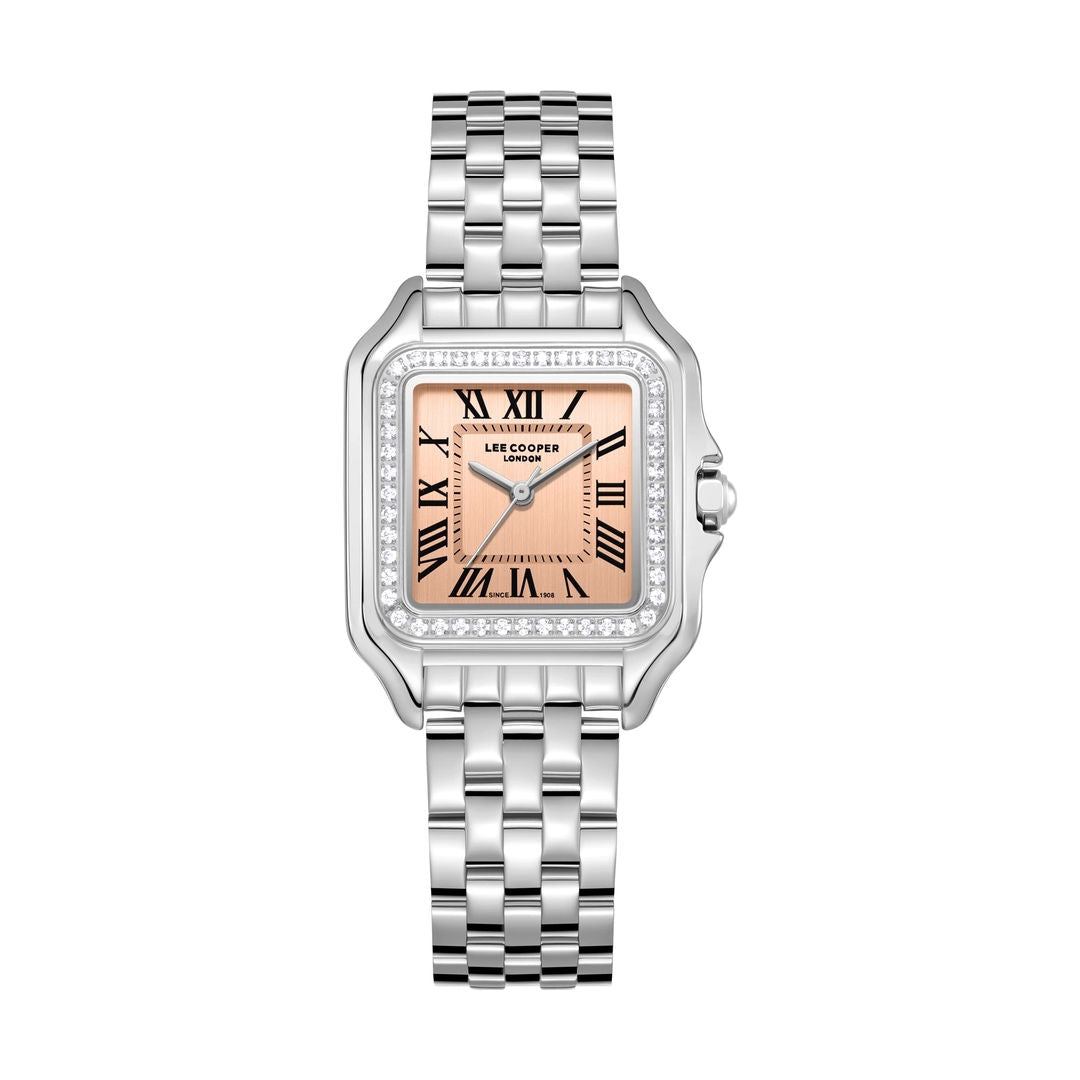 Lee Cooper Women's Metal Strap Watch, LC08398 Series