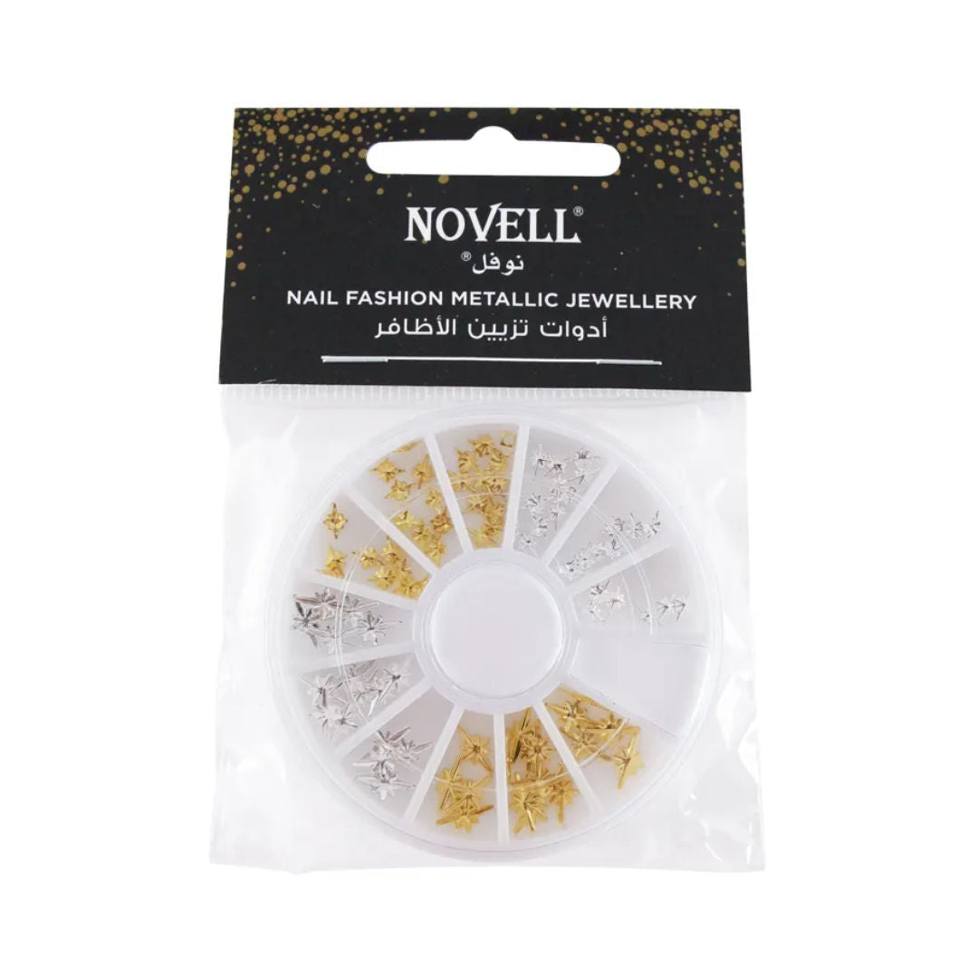 NOVELL Nail Fashion Metalic Jewellry Art