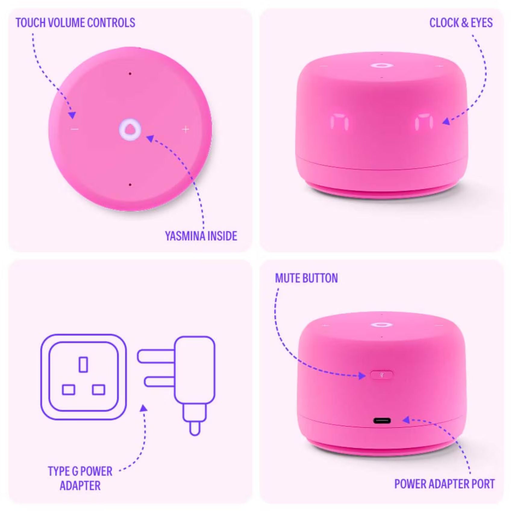 Yango Yasmina AI Smart Bluetooth Speaker Lite
