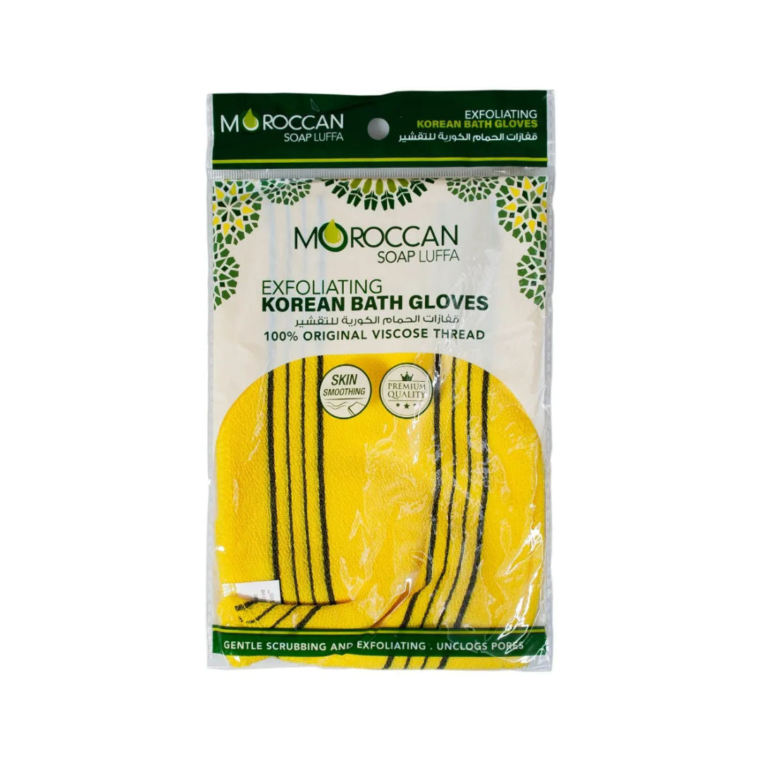 Moroccan Soap Luffa Exfoliating Korean Bath Gloves