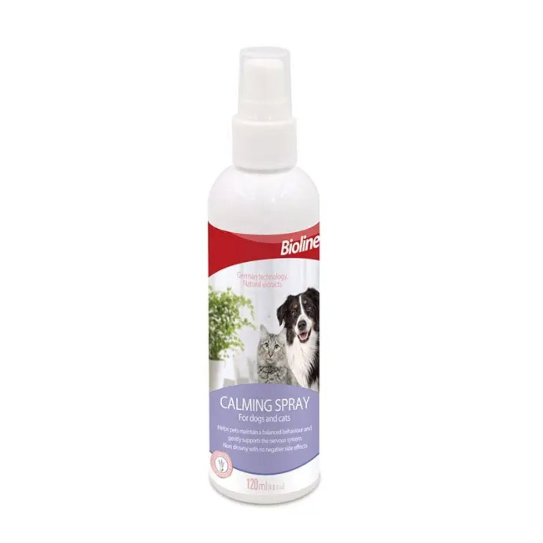 Bioline Calming Spray For Cats & Dogs, 120ml