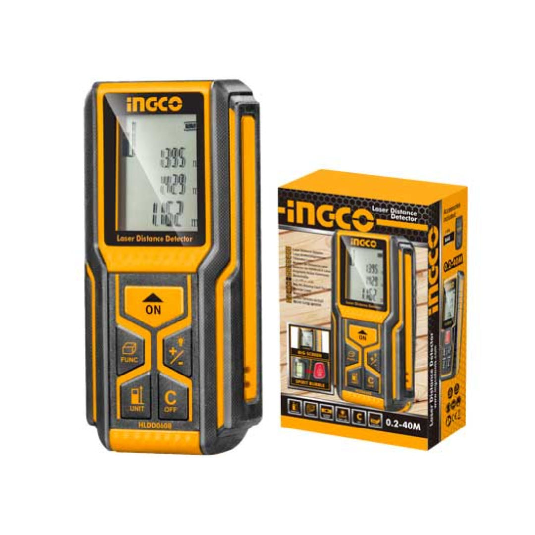 Ingco Laser Distance Detector with Measuring Range
