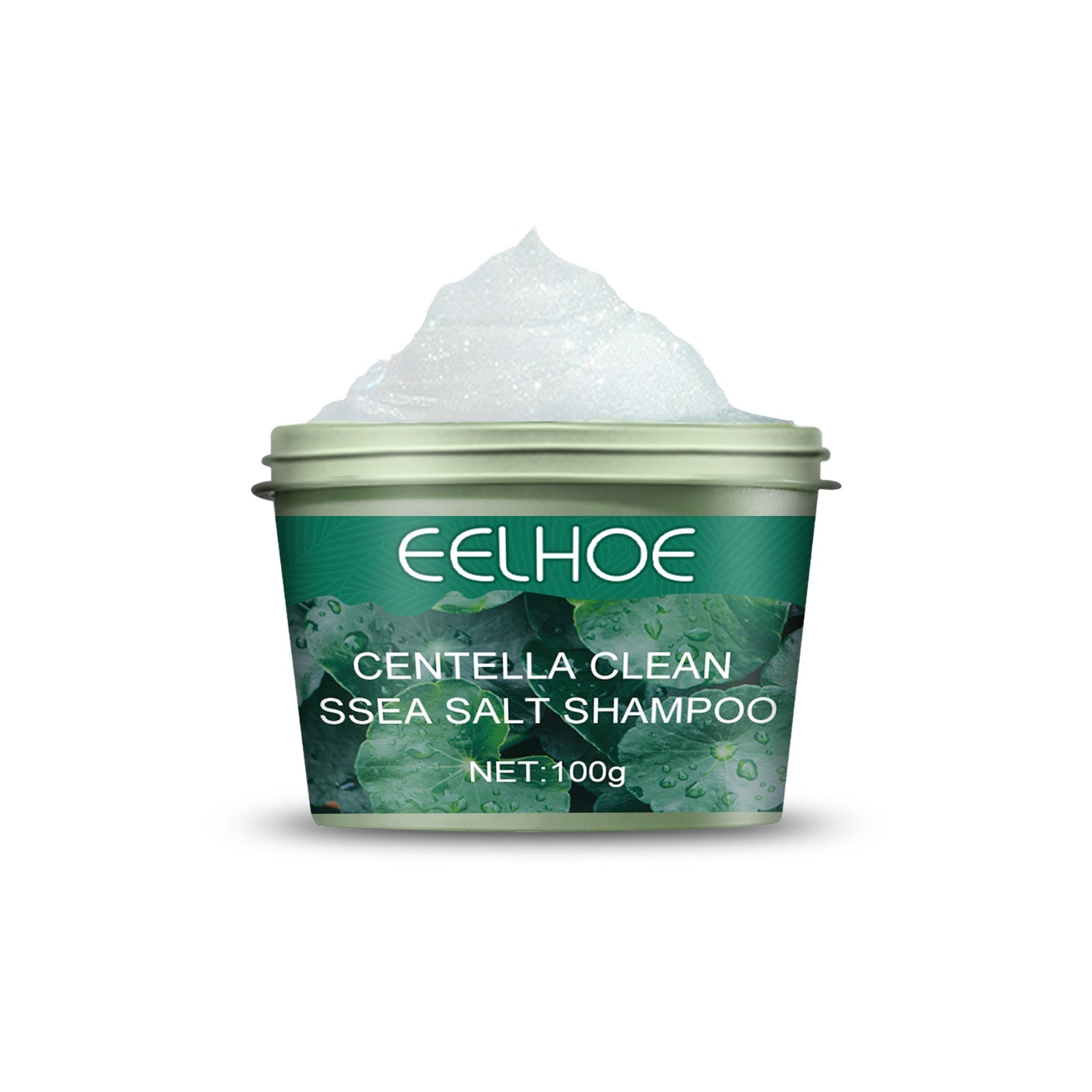 Centella Sea Salt Shampoo, Oil Control, Deep Cleaning, Degreasing, Fluffy Hair ,100g