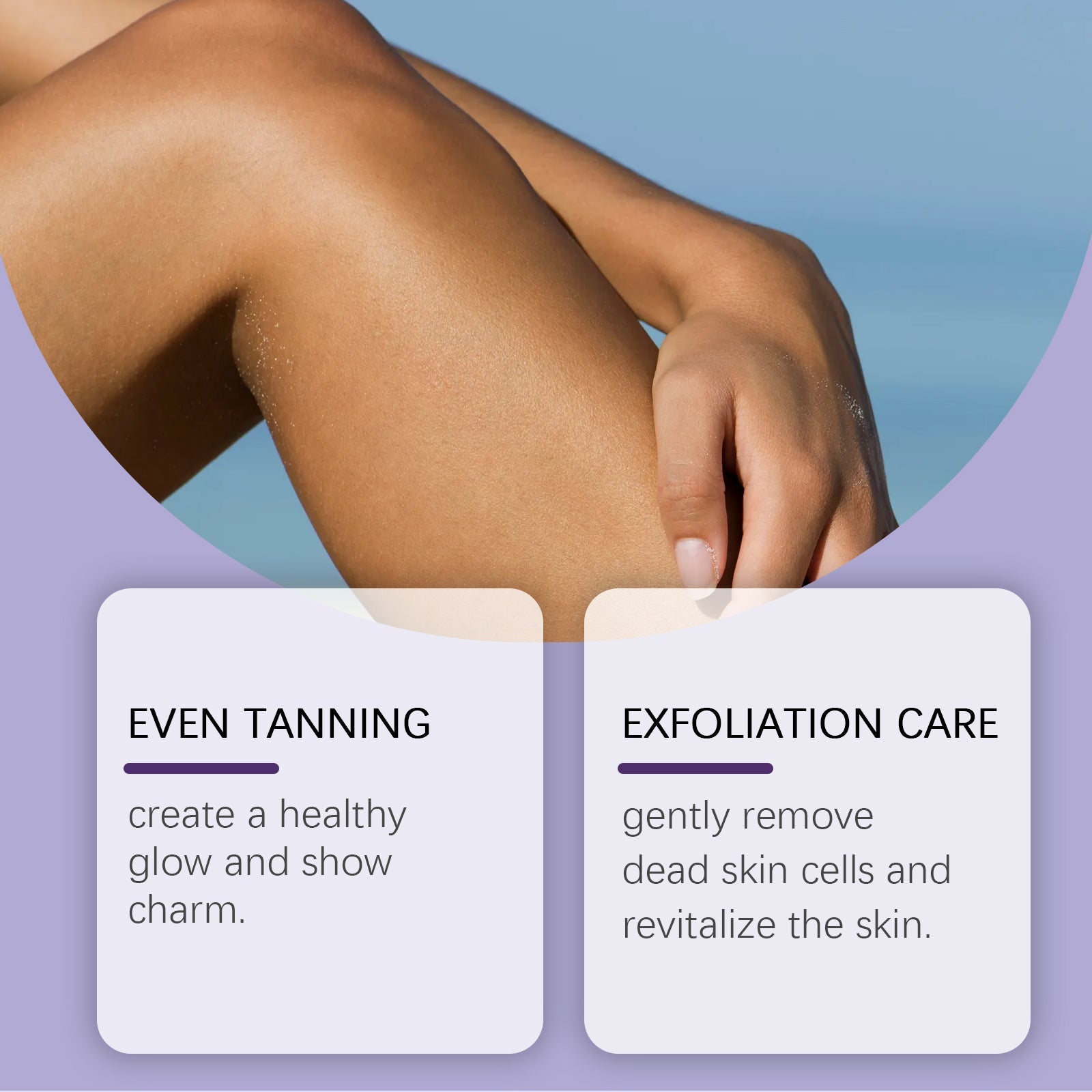 Black Mousse Tanning Cream, Nourishes and Beautifies Skin, No Sun Needed ,1set