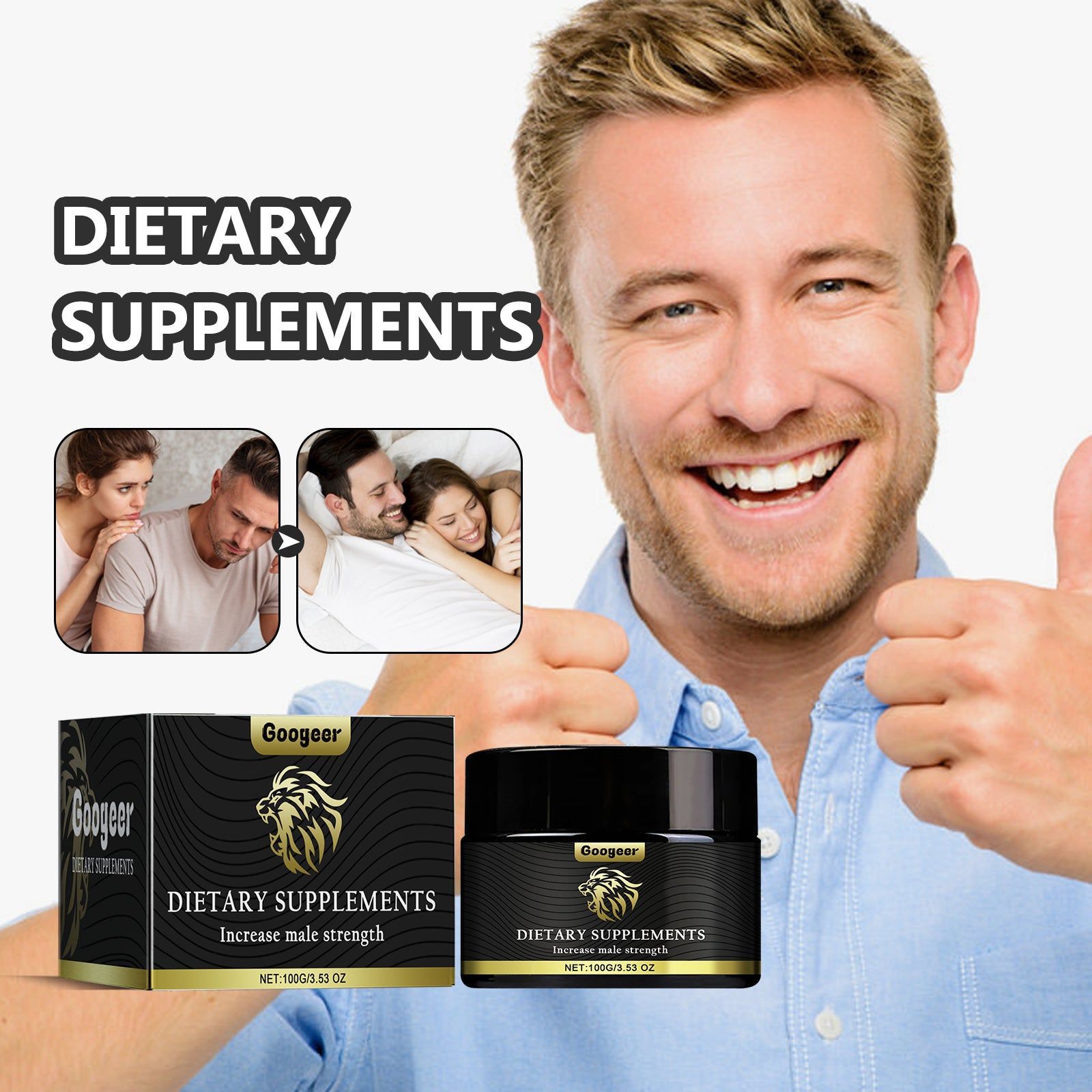 Boost Your Body Care, Vitality Support with Honey & Canola Seed Extract, Natural Men's Health Supplement ,100g