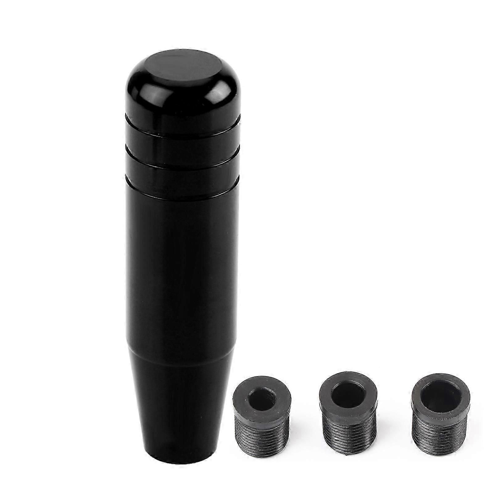 Universal Aluminum Alloy Car Manual Gear Shift Knob Handle Shifter Lever 13cm Black