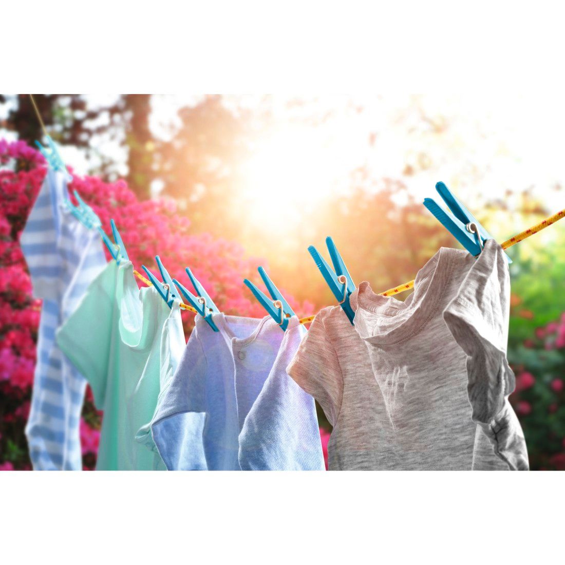 XAVAX 110217 Clothes Peg Set, Blue