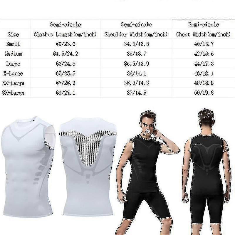 Posture Corrector Vest For Men, Ionic Shaping Sleeveless Shirt zxin