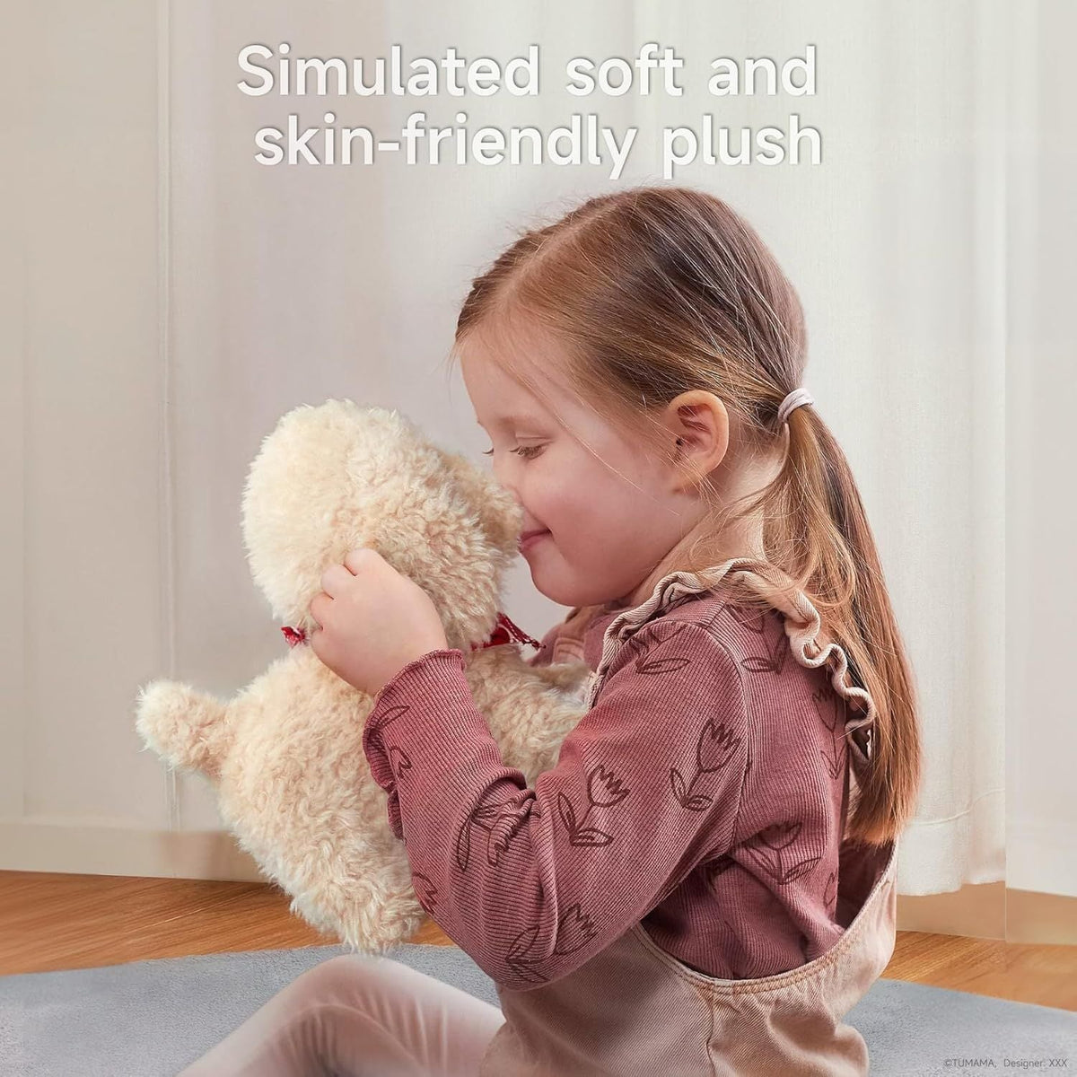 Electronic Plush Puppy Dog Toy Interactive Toys Realistic Stuffed Animal Dog for Girls Boys