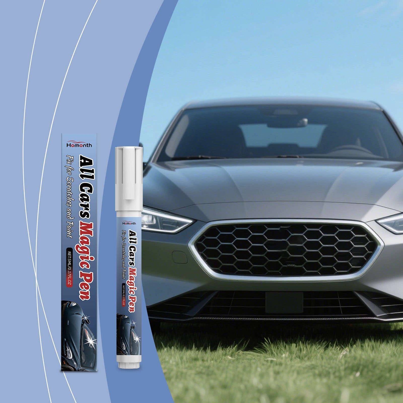 Car Care Shallow Mark Pen, Quick Scratch Repair, Daily Luster Maintenance ,5ml
