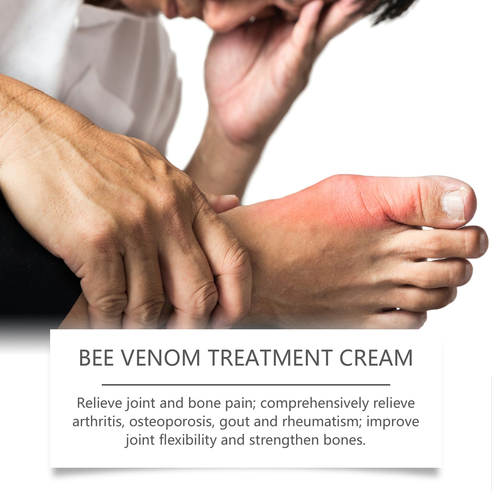 Bee Venom Joint Care Cream, Instant Pain Relief, Muscle & Joint Comfort ,60g