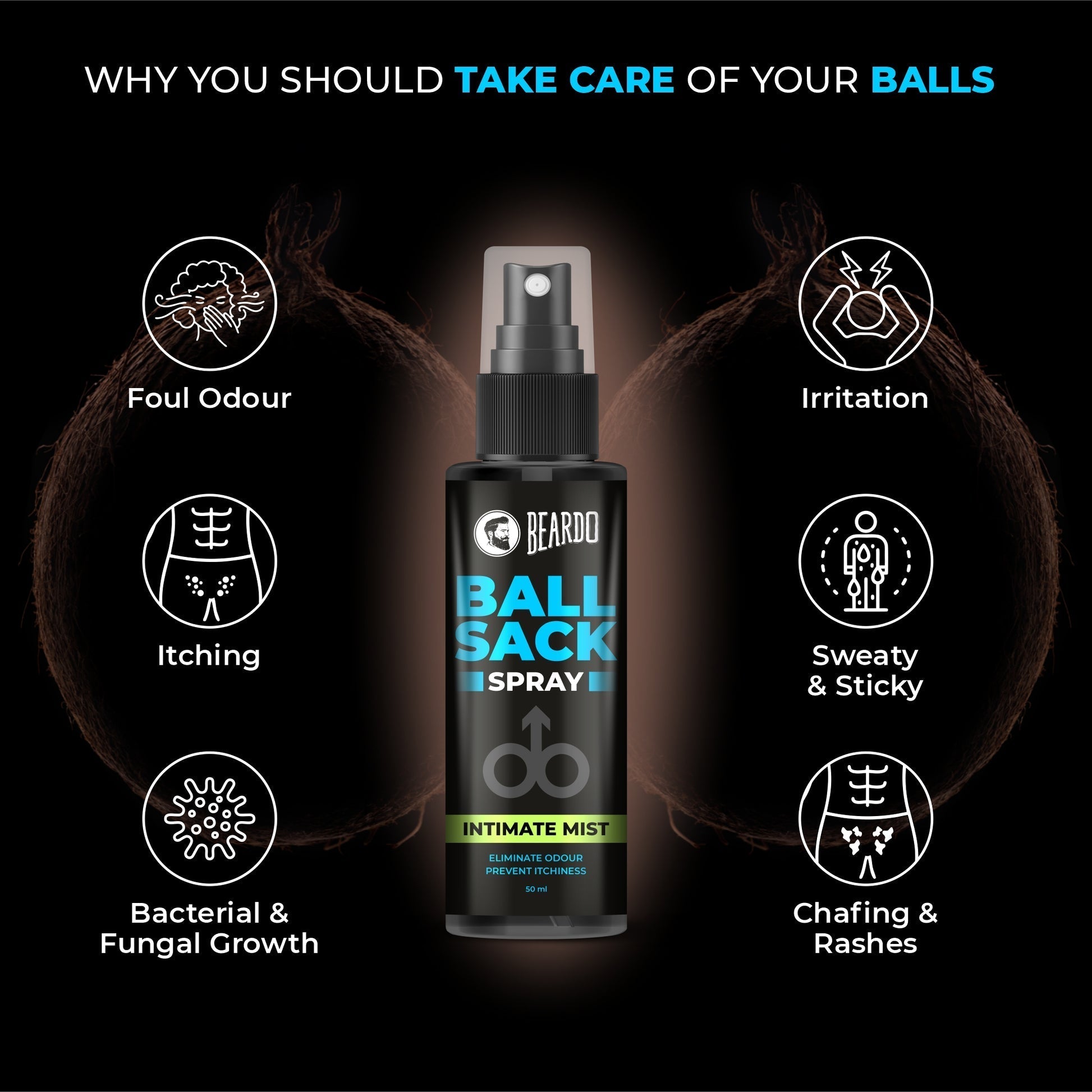 Beardo Ball Sack Spray 50ml