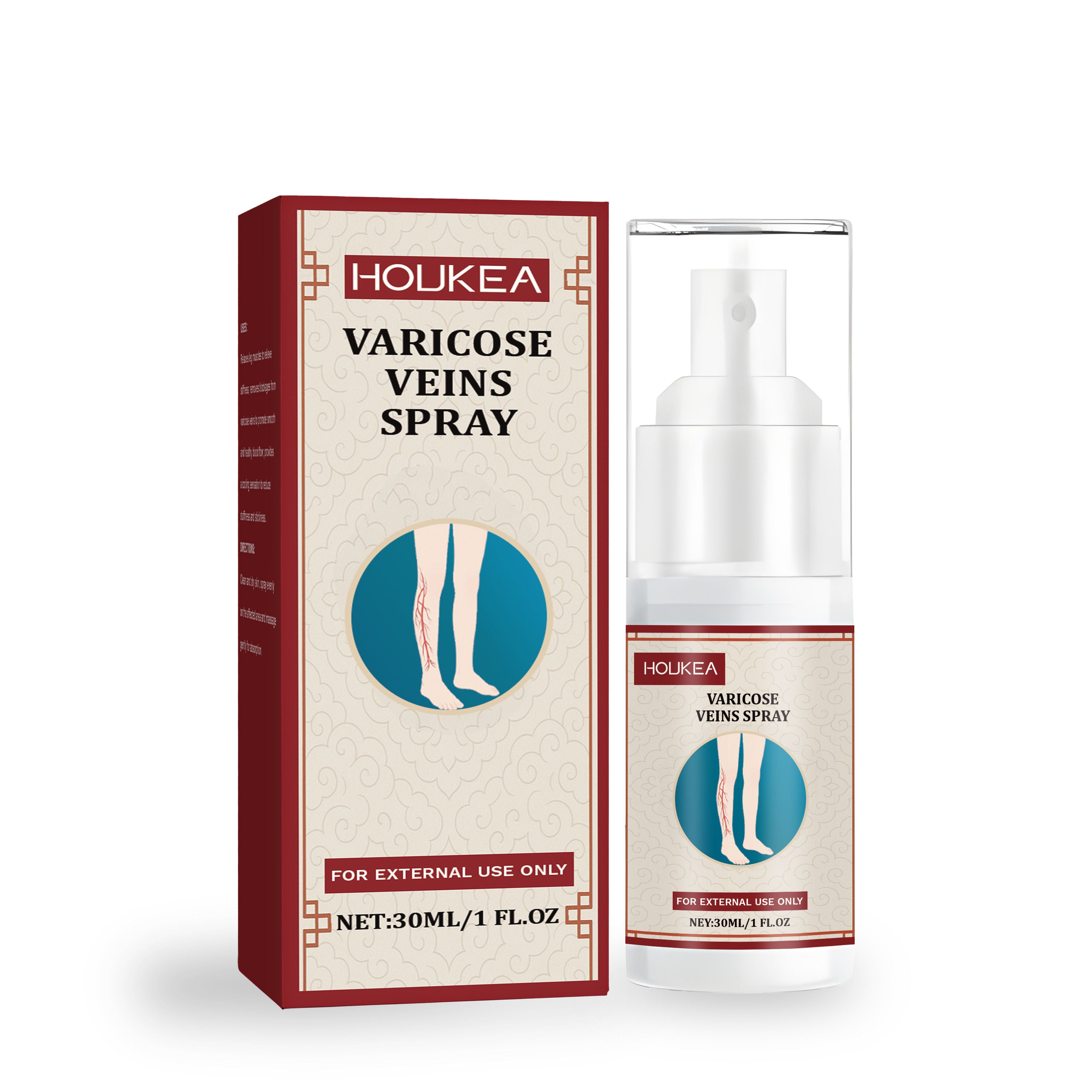 Leg Care Spray, Cool Moisturizing Nourishing, Instant Relief for Tired Legs ,30ml