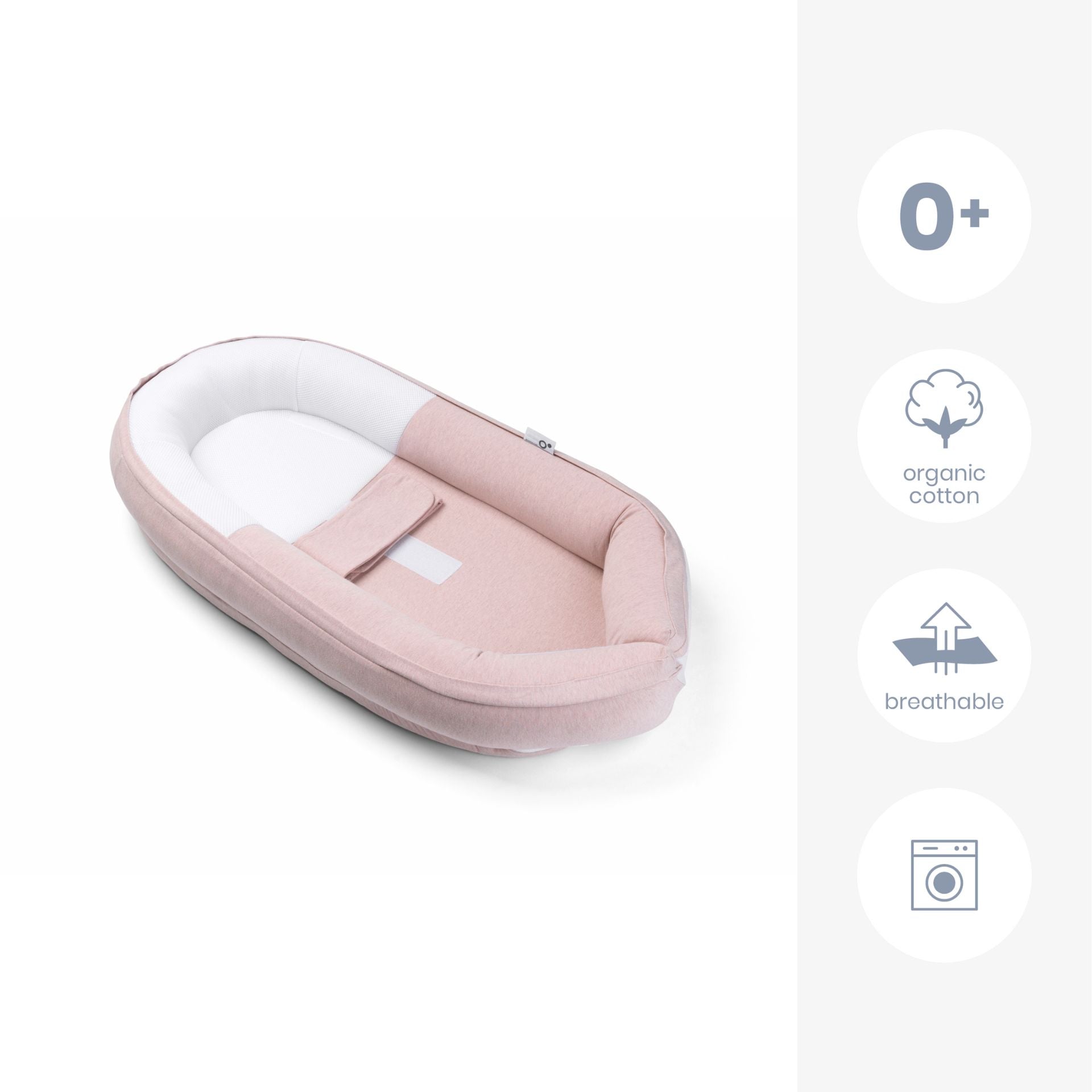 Doomoo Cocoon Baby Nest — Chine Pink