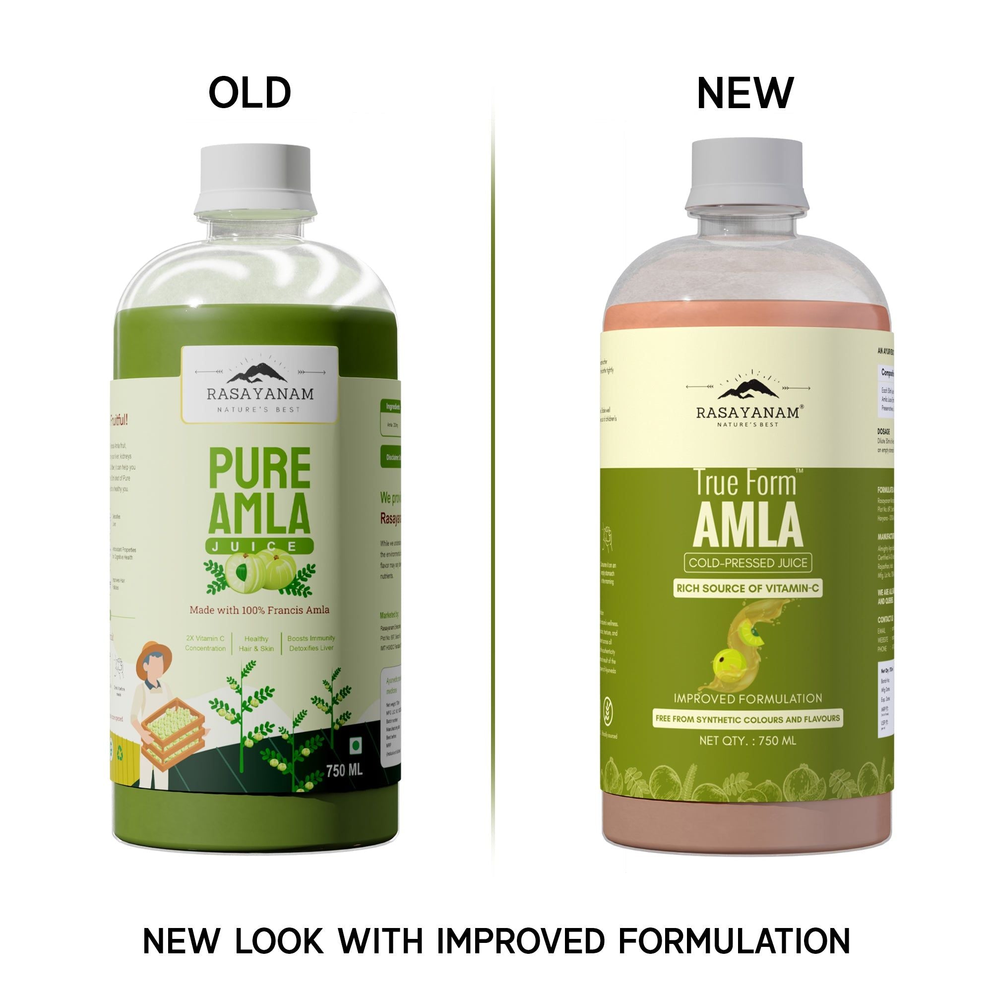 Rasayanam Pure Amla Juice - 750 ML