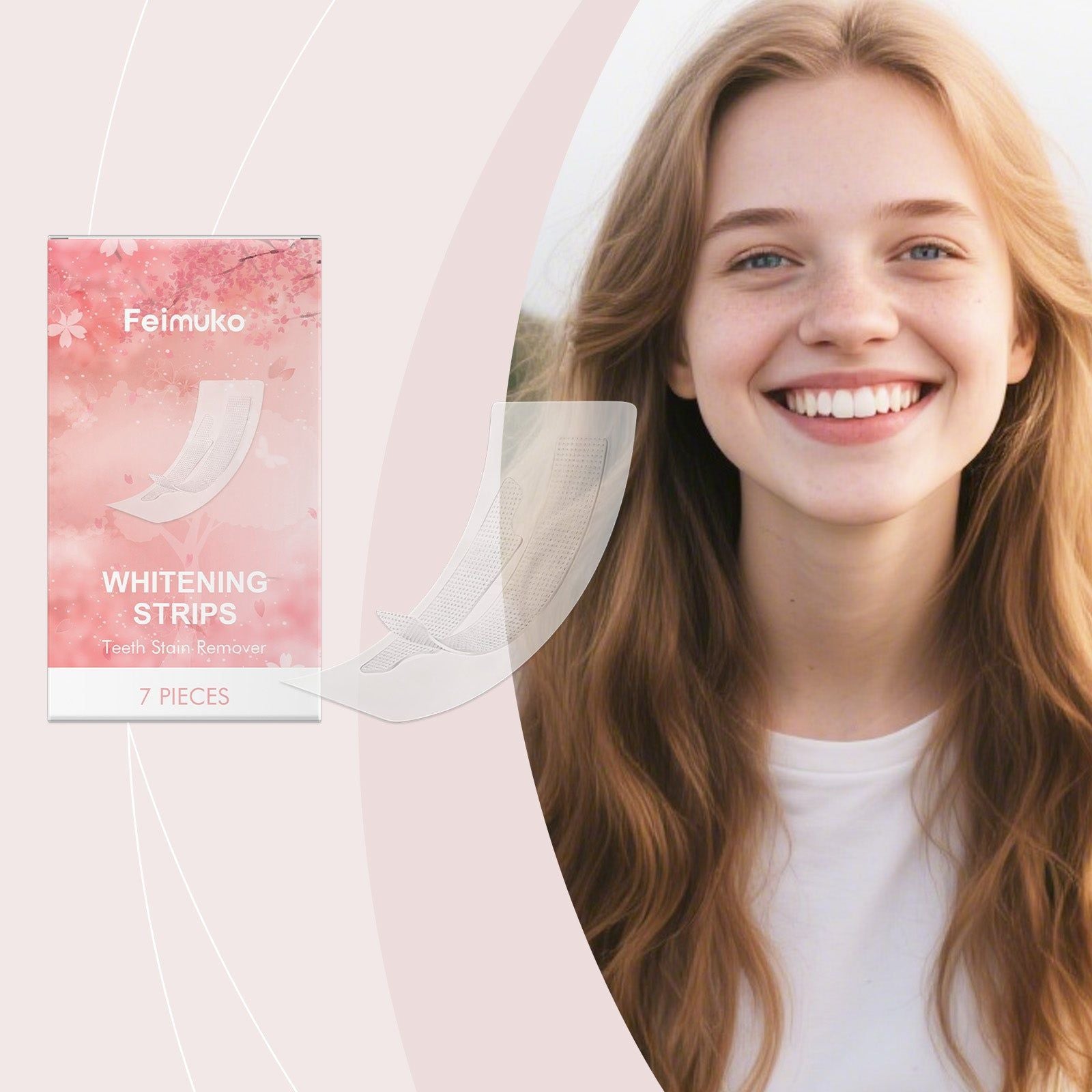 Brighten Your Smile with Dental Strips, Gentle, Easy, Daily Freshness ,7pieces