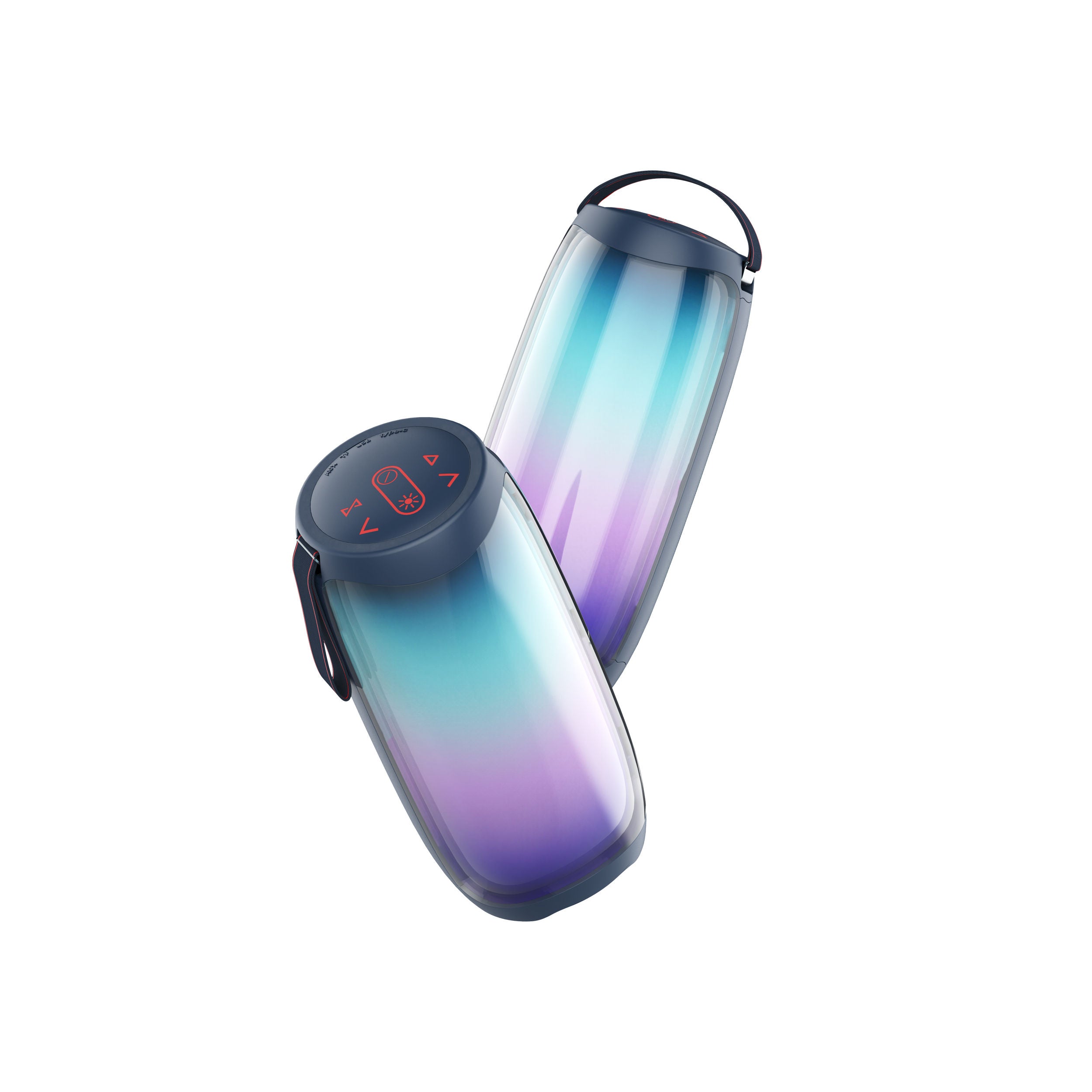 WiWU P40 Thunder Portable LED Bluetooth Speaker, IPX6 Waterproof, RGB Lights, Multi-Playback, Dark Blue