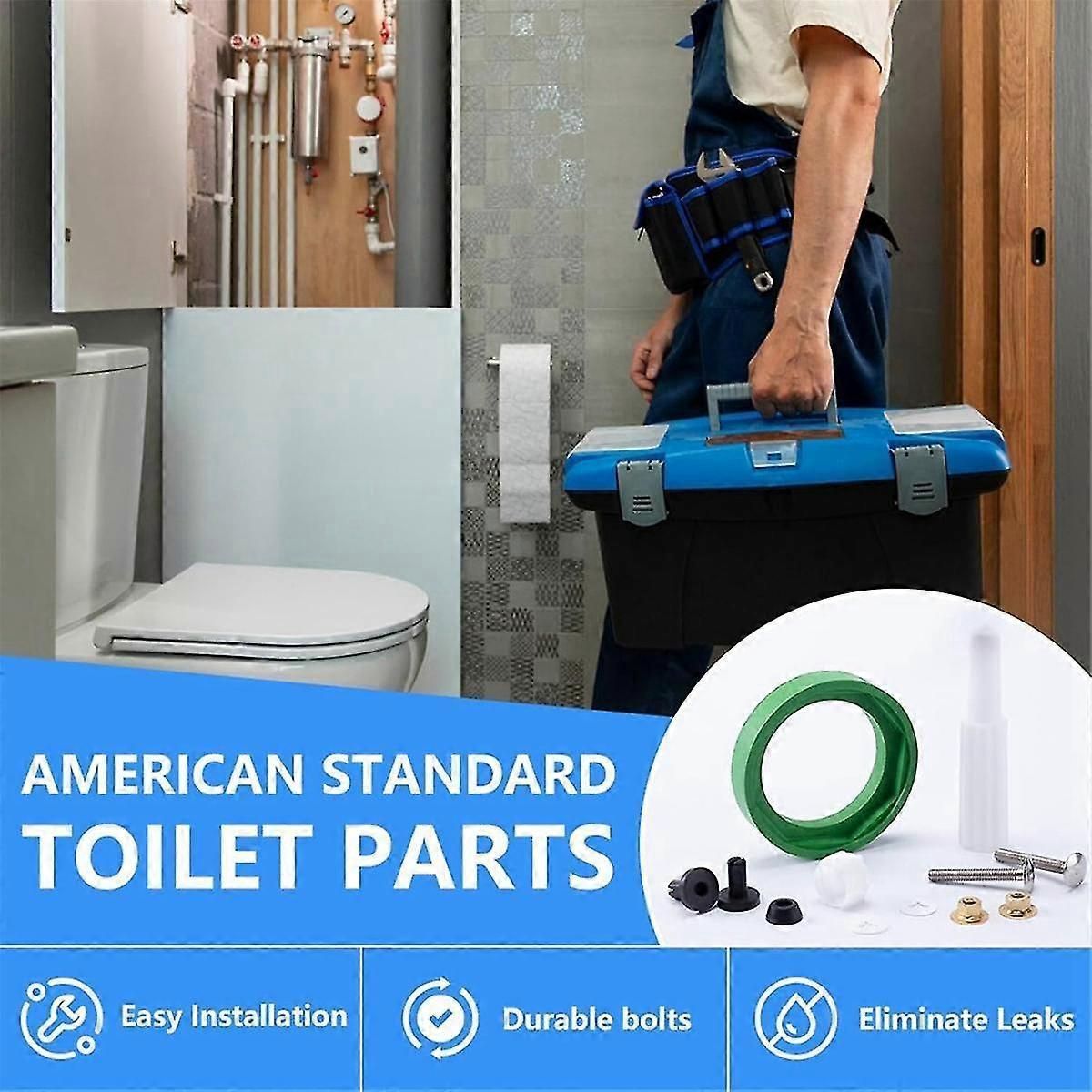 3 Inch Toilet Tank Parts Replacement Kit, Compatible With As738756-0070a Toilet Tank To Bowl Gasket