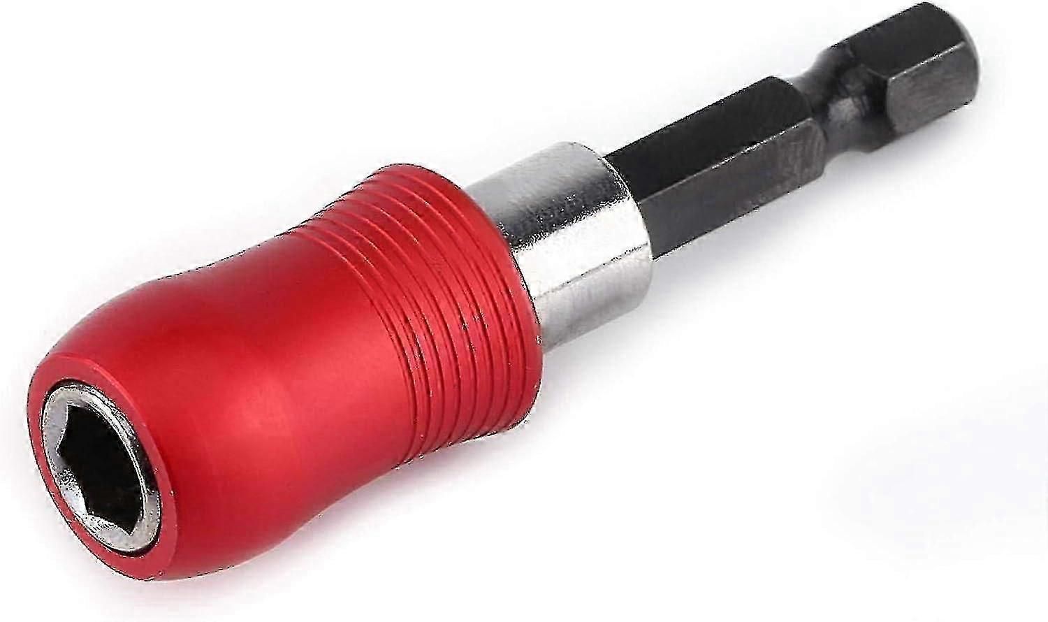 Bit Holder-1/4 Hex Shank Magnetic Bit Holder Extension Bar For Electric Drill Screwdriver Length 60mm