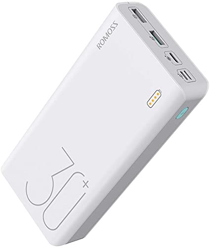 ROMOSS PHP30-401-02 W Sense 8 PowerBank 30000mAh - أبيض