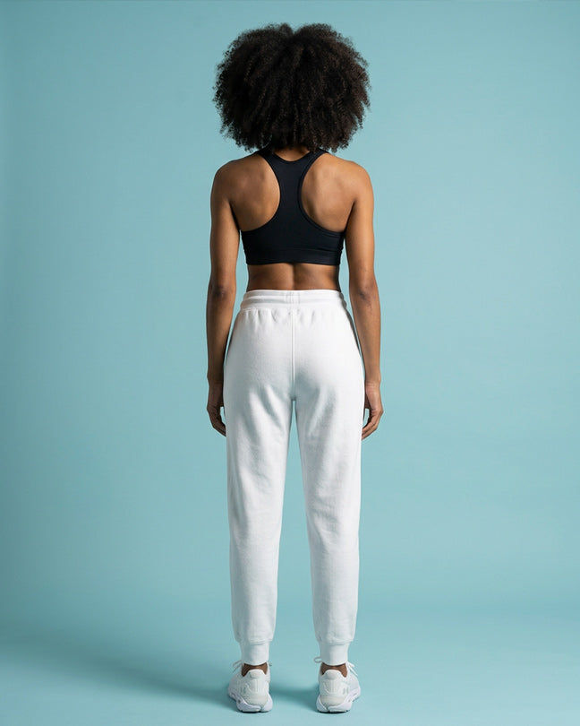Under Armour white logo black jogger