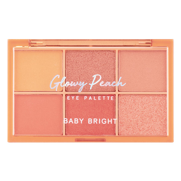 GLOWY PEACH EYE PALETTE 0.7G X 6COLORS BABY BRIGHT (M)