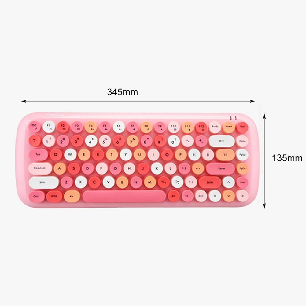 Mofii Wireless Mini Candy Keyboard Mouse Combo Set Mix Color 2.4G