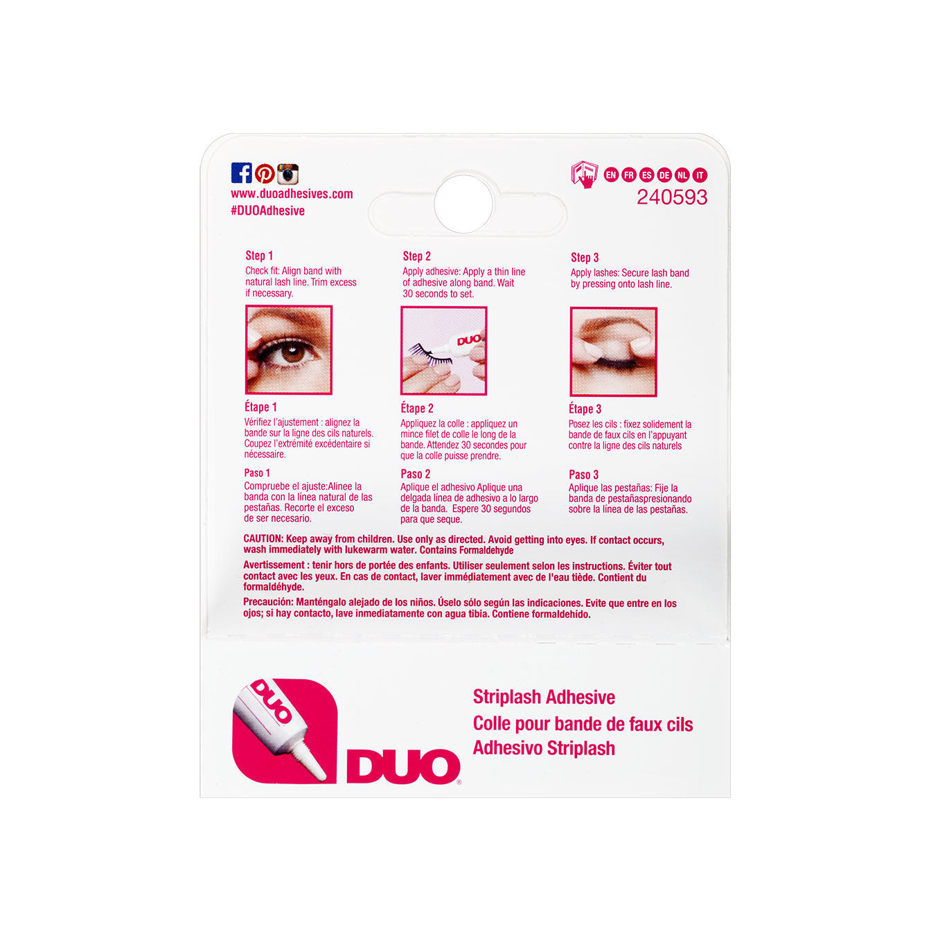 DUO Striplash Adhesive 7g - Dark