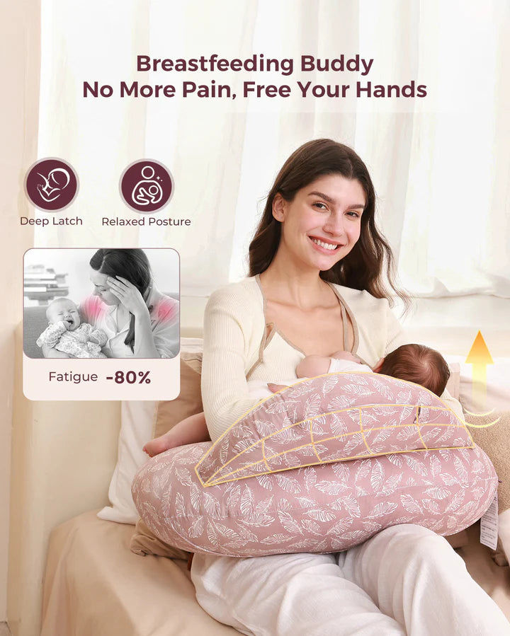 Momcozy - Nursing Pillow - Light Pink