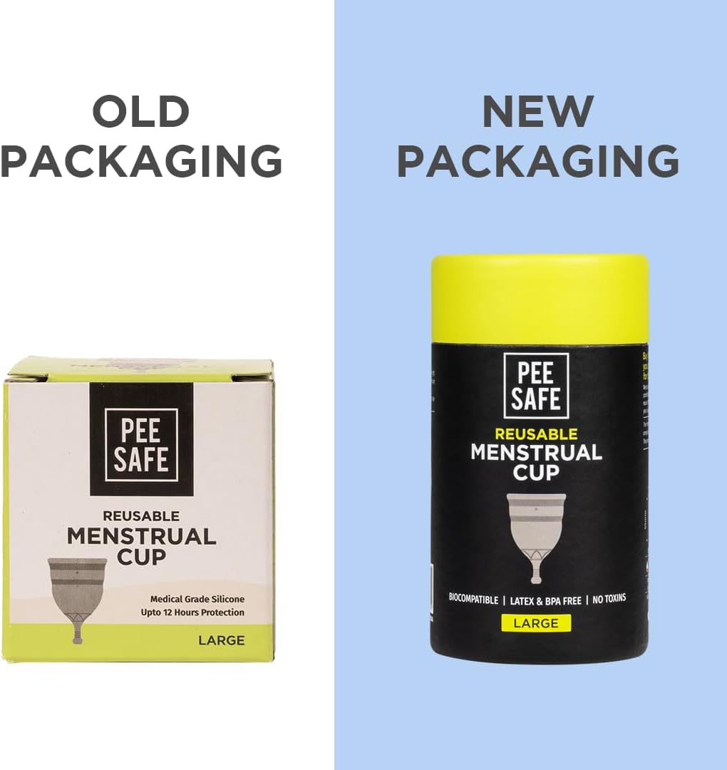 Pee Safe Menstrual Cup LARGE (Transparent)