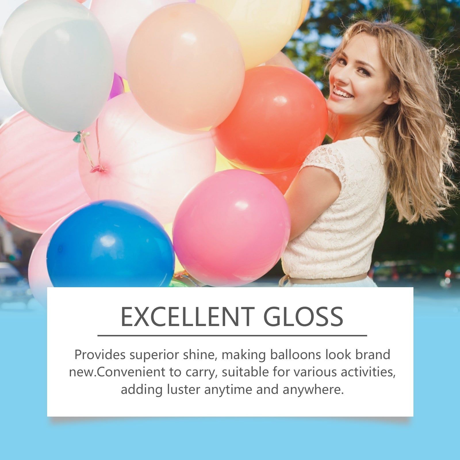 Boost Your Balloons with Highlight Spray, Shine & Gloss, Perfect for Party Decor ,100ml