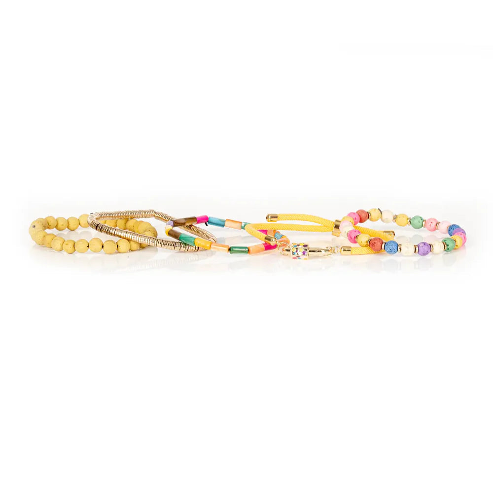 The Dark Sun Riot Colorful Bead Stack Bracelet
