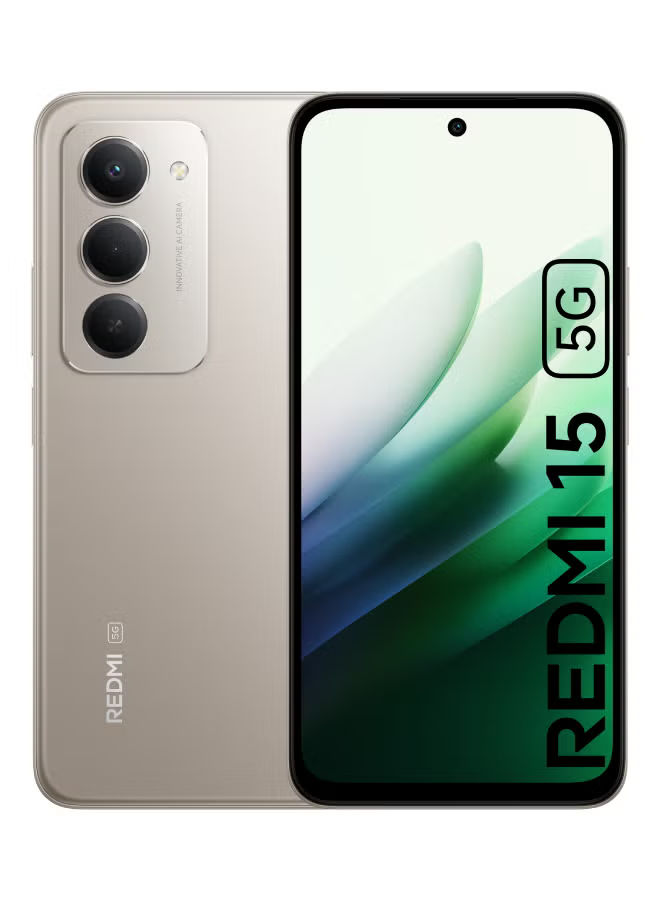 Xiaomi Redmi 15 5G Dual SIM Titan Gray 8GB RAM 256GB - Global Version