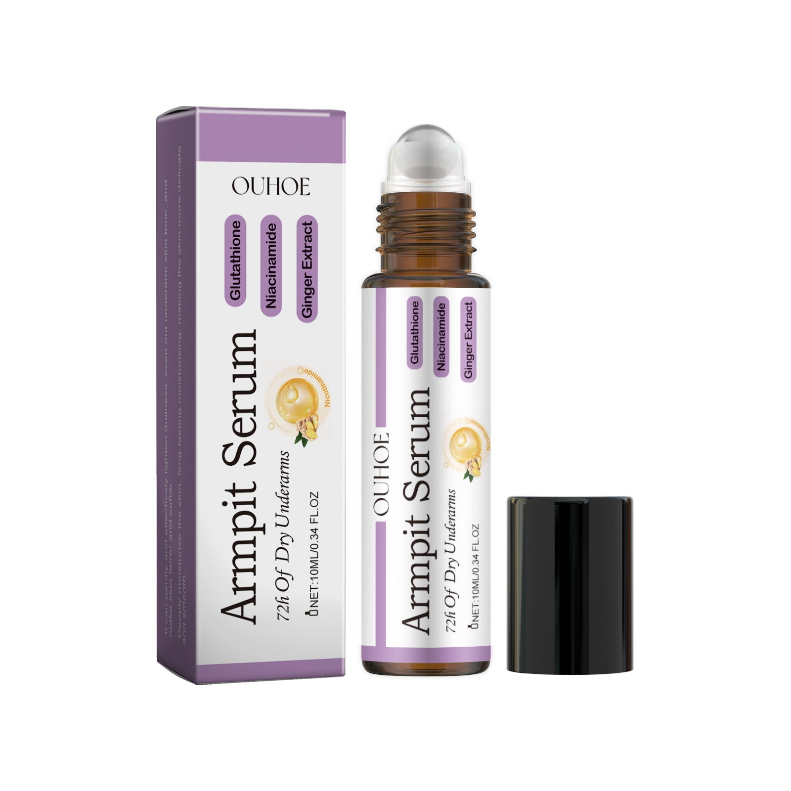 Brightening Underarm Serum, Fade Dullness, Moisturize, Soft Skin, Glutathione, Niacinamide ,10ml/box