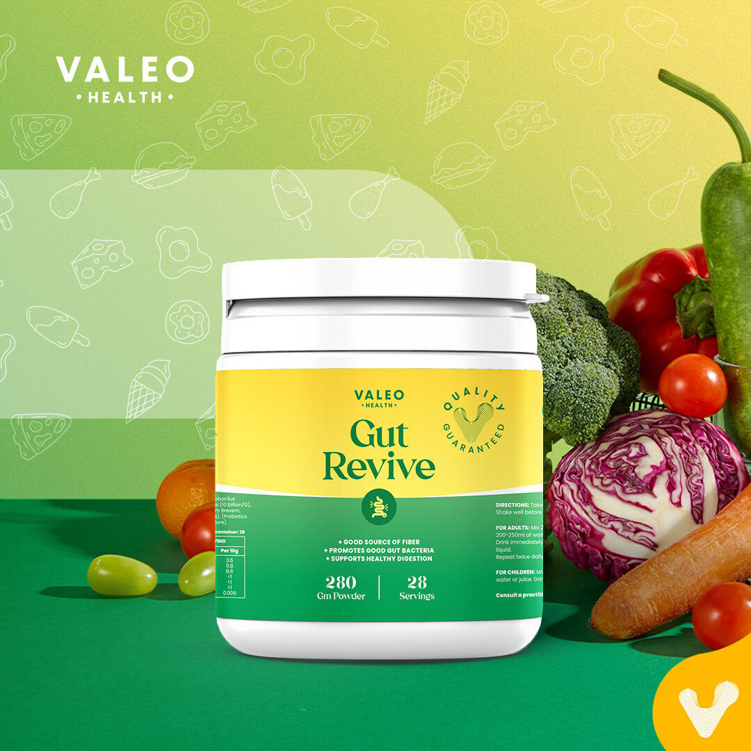 Valeo Berberine+ 90 Capsules & Valeo Gut Revive Powder 280g