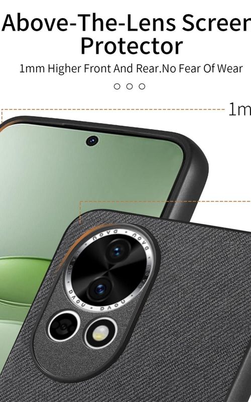 Twill Fabric Leather Phone Case For Huawei nova 13