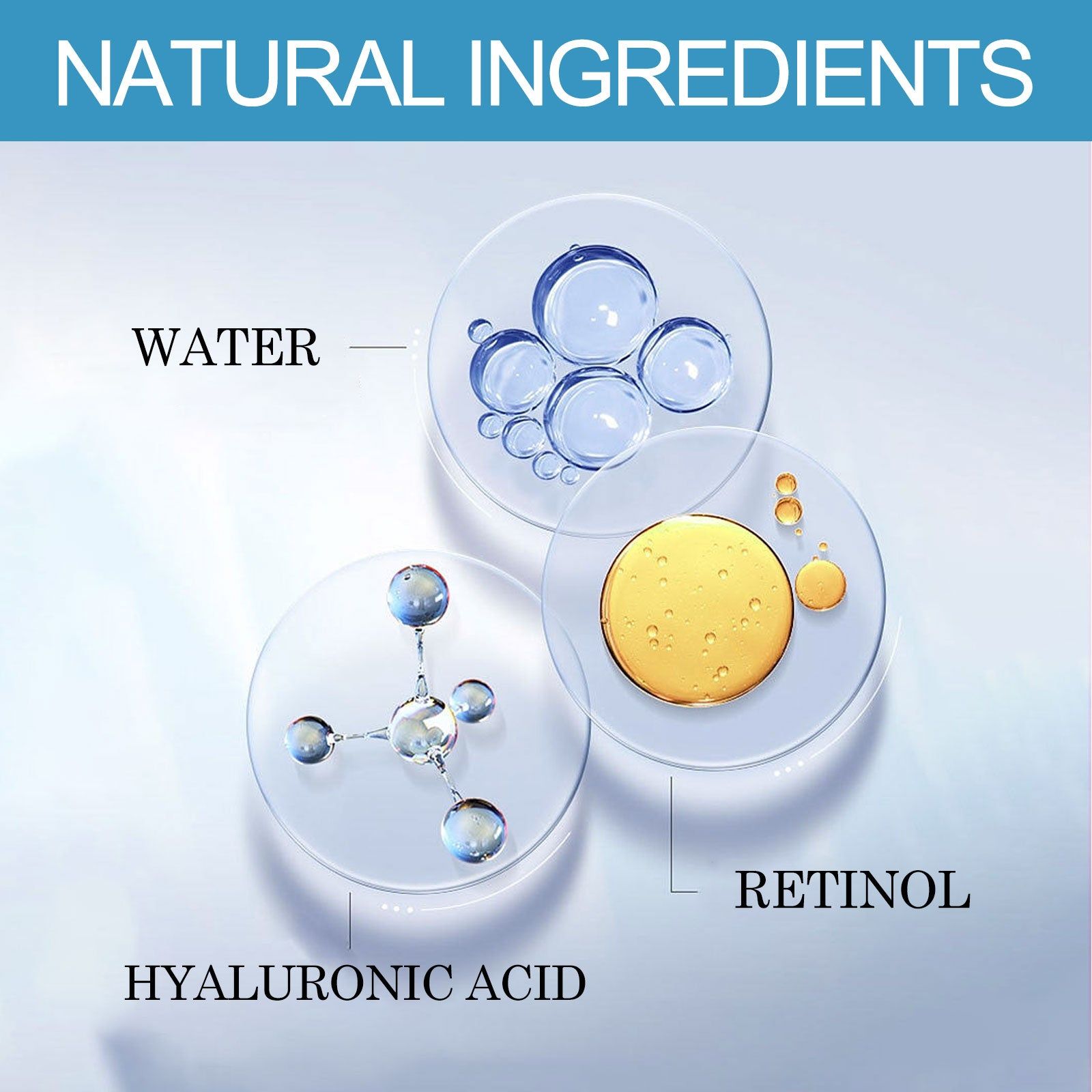 Retinol Glow Serum for Moisturizing and Anti-Wrinkle, Brightening Skin, Fading Fine Lines ,30ml