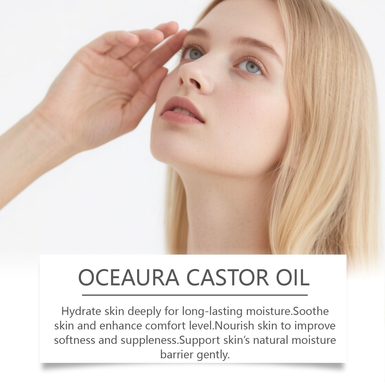 Castor Oil Roll-On Essence Hydrating Beauty Oil 50ml