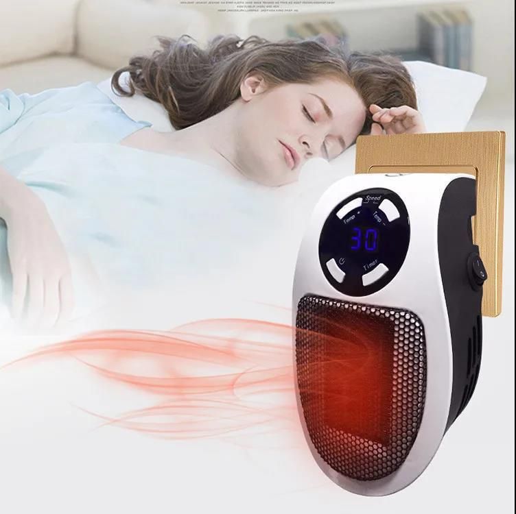 Portable Electric Heater Wall Mounted Heater Remote Control Mini Fan Heater