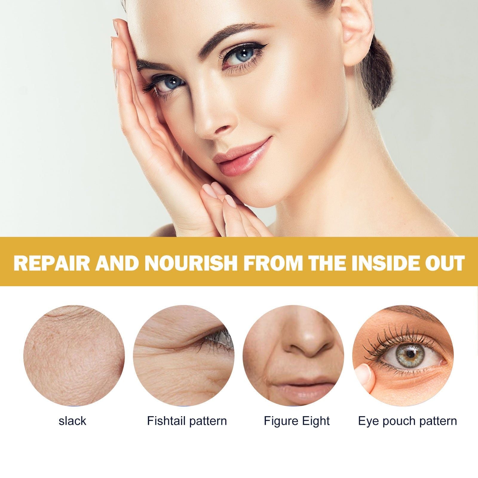 10 Sec Anti-Wrinkle Serum, Fade Fine Lines, Hydrating, Youthful Skin ,10ml/box