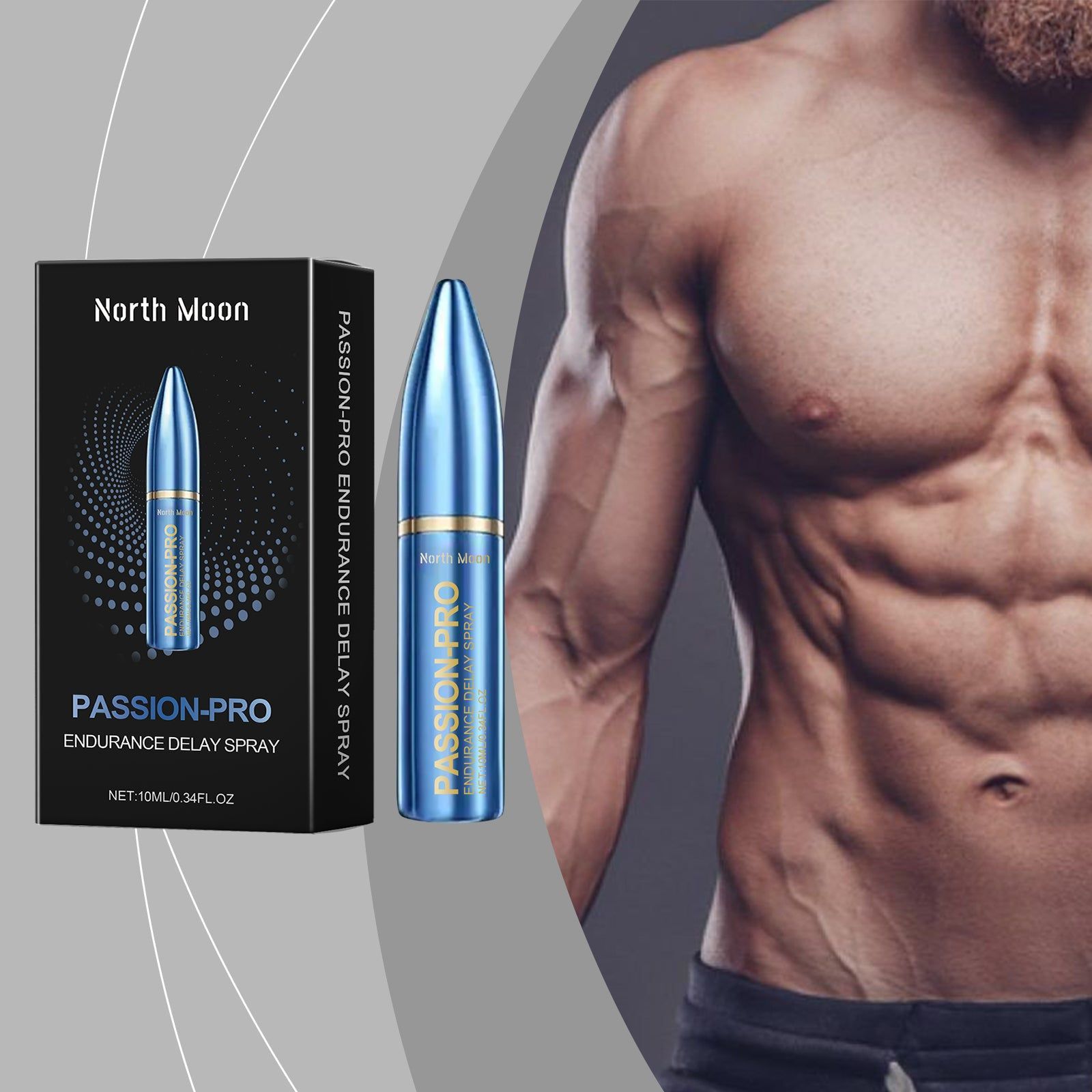 Body Care Spray, Rejuvenating Male Intimacy Enhancer, Gentle, All Skin ,10ml/box