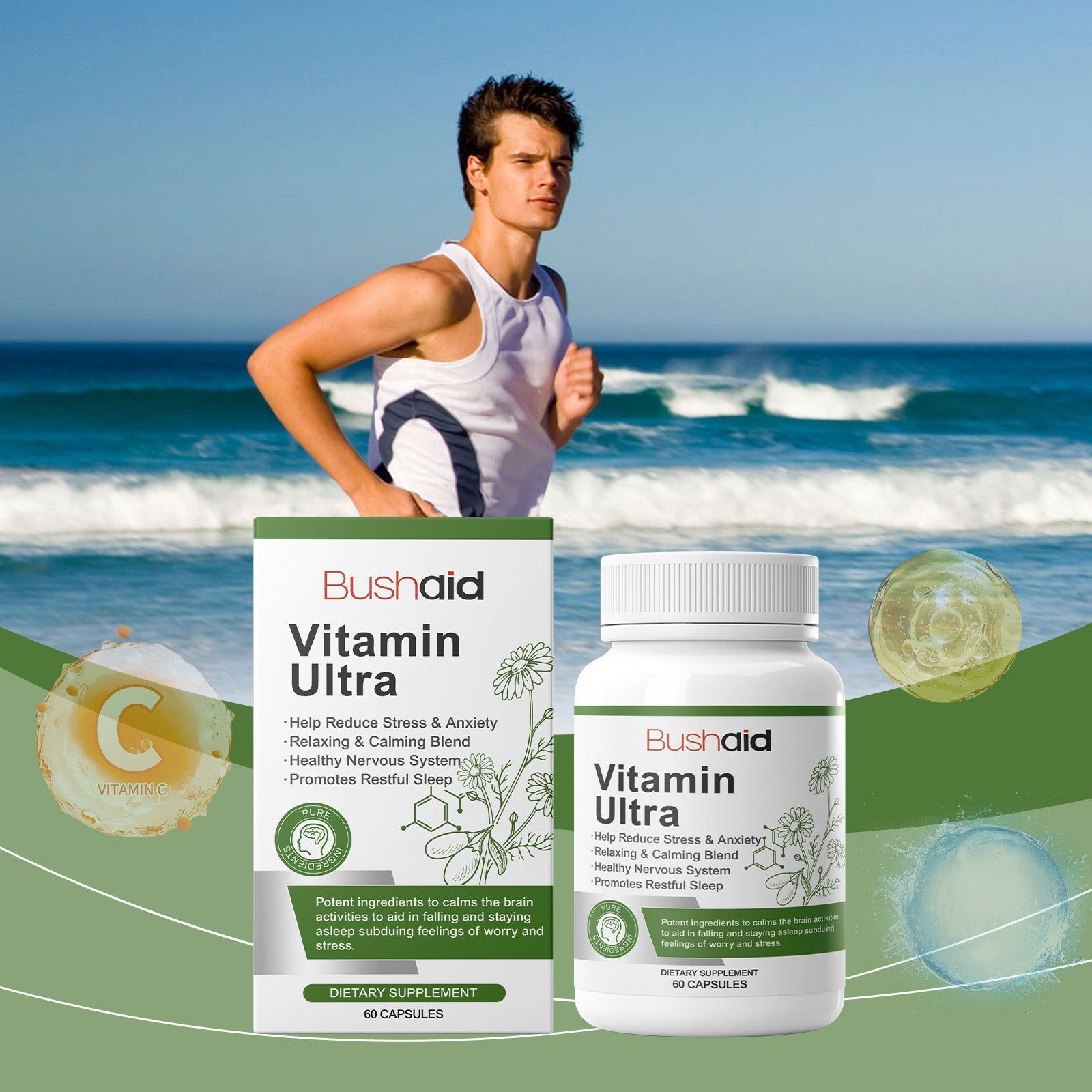 Boost Your Body Care, Nourish Skin & Bones with Daily Capsules, Antioxidant Support ,60pcs