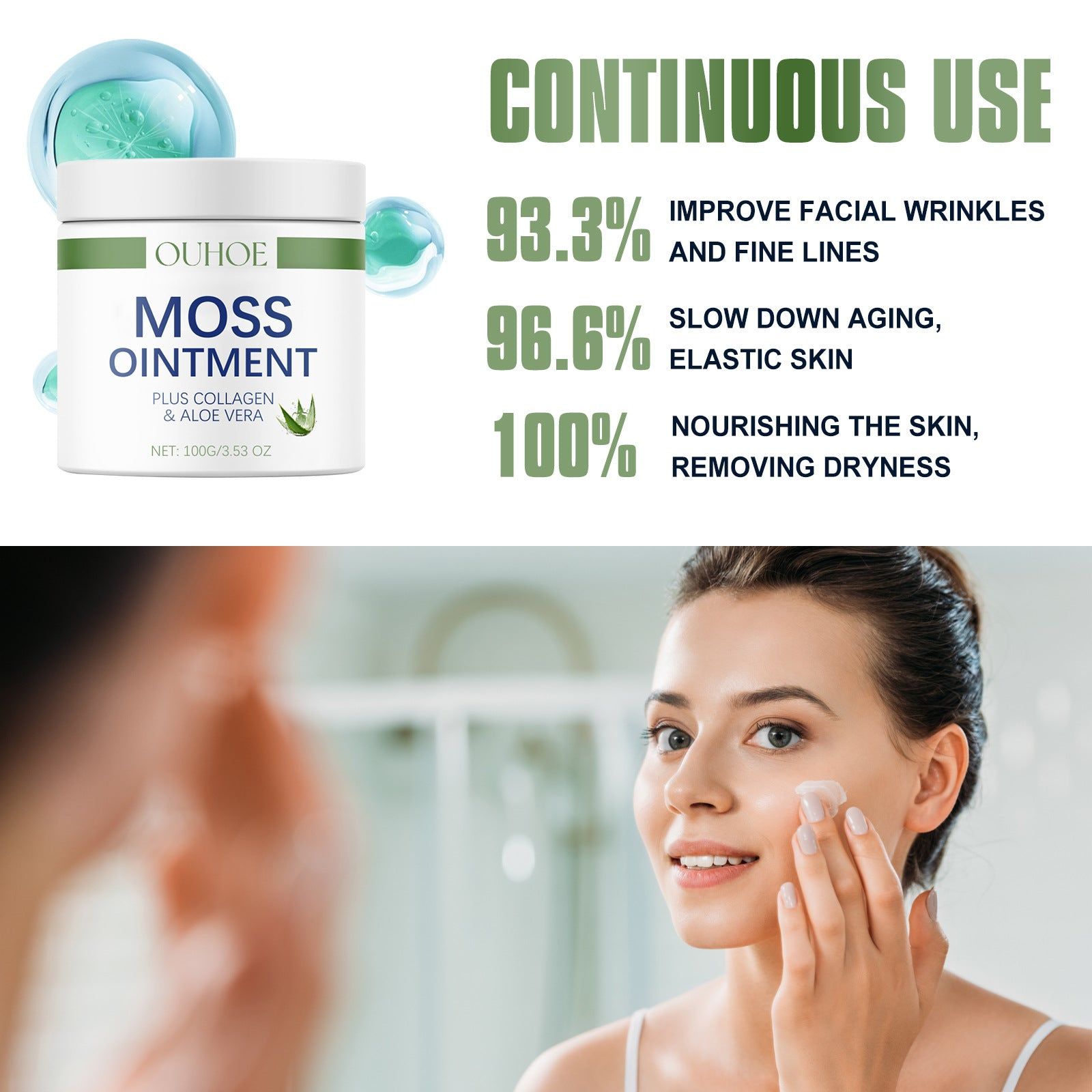 Revitalize Your Skin with Moisturizing Anti-Wrinkle Cream, Collagen Hydrating, Youthful Glow ,100g