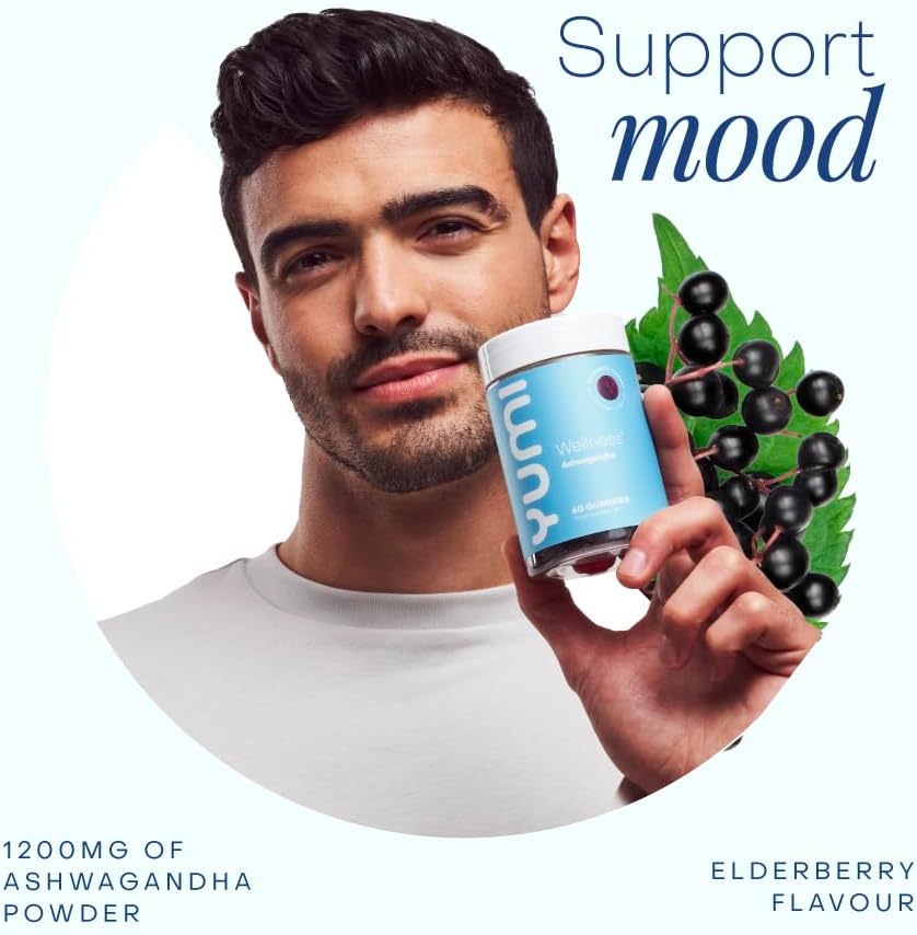 يومي ويلنس أشواغاندا بنكهة التوت البري 60 حبة