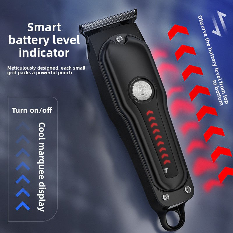 Hair Clipper with 6 Guide Combs