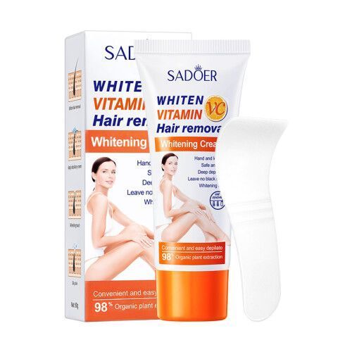 Vitamin C Hair Removal Cream, Non-Irritating and No Residue