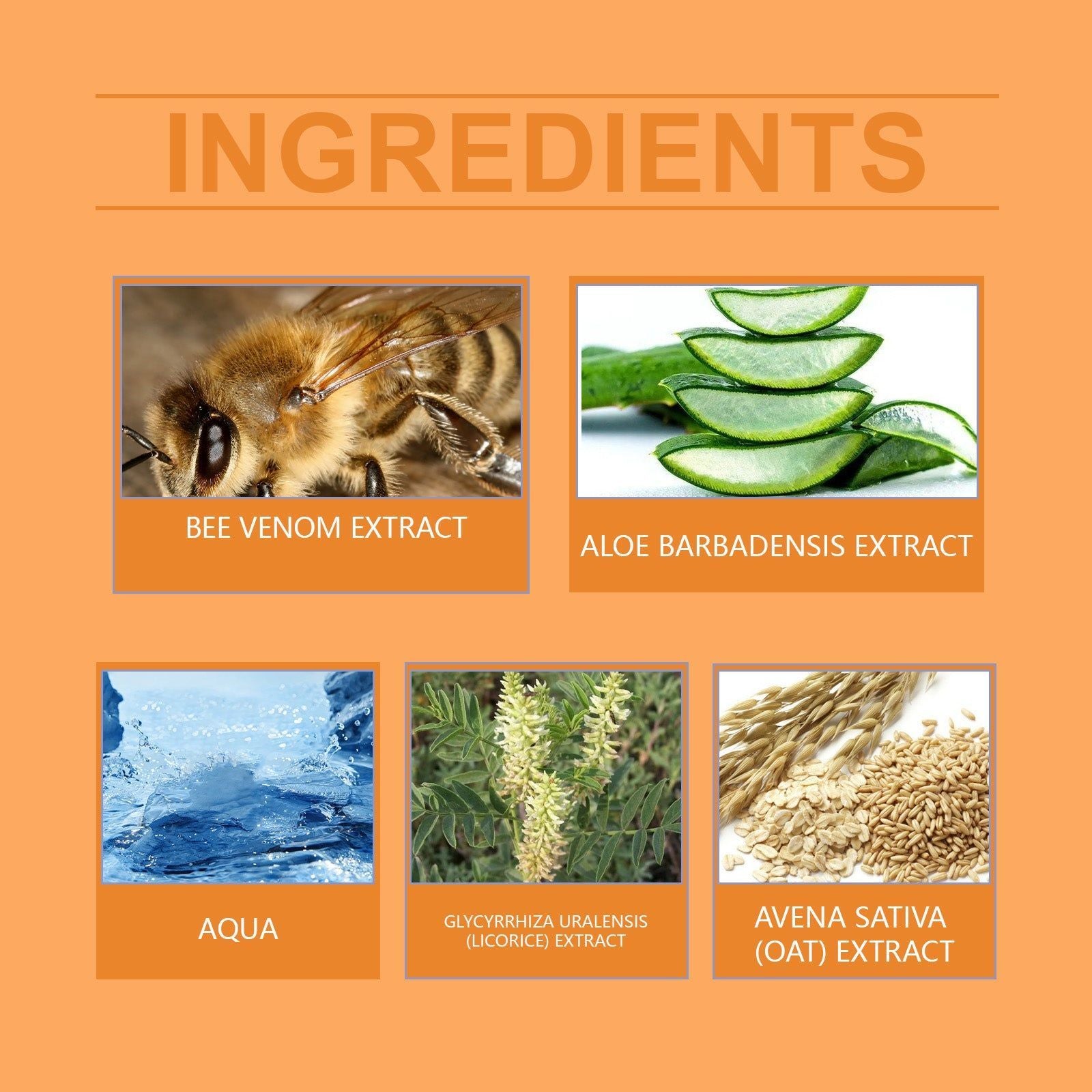 Bee-Venom Moss Care Cream for Skin Repair, Moisturizes, Soothes Itchy Red Hands and Feet ,20g