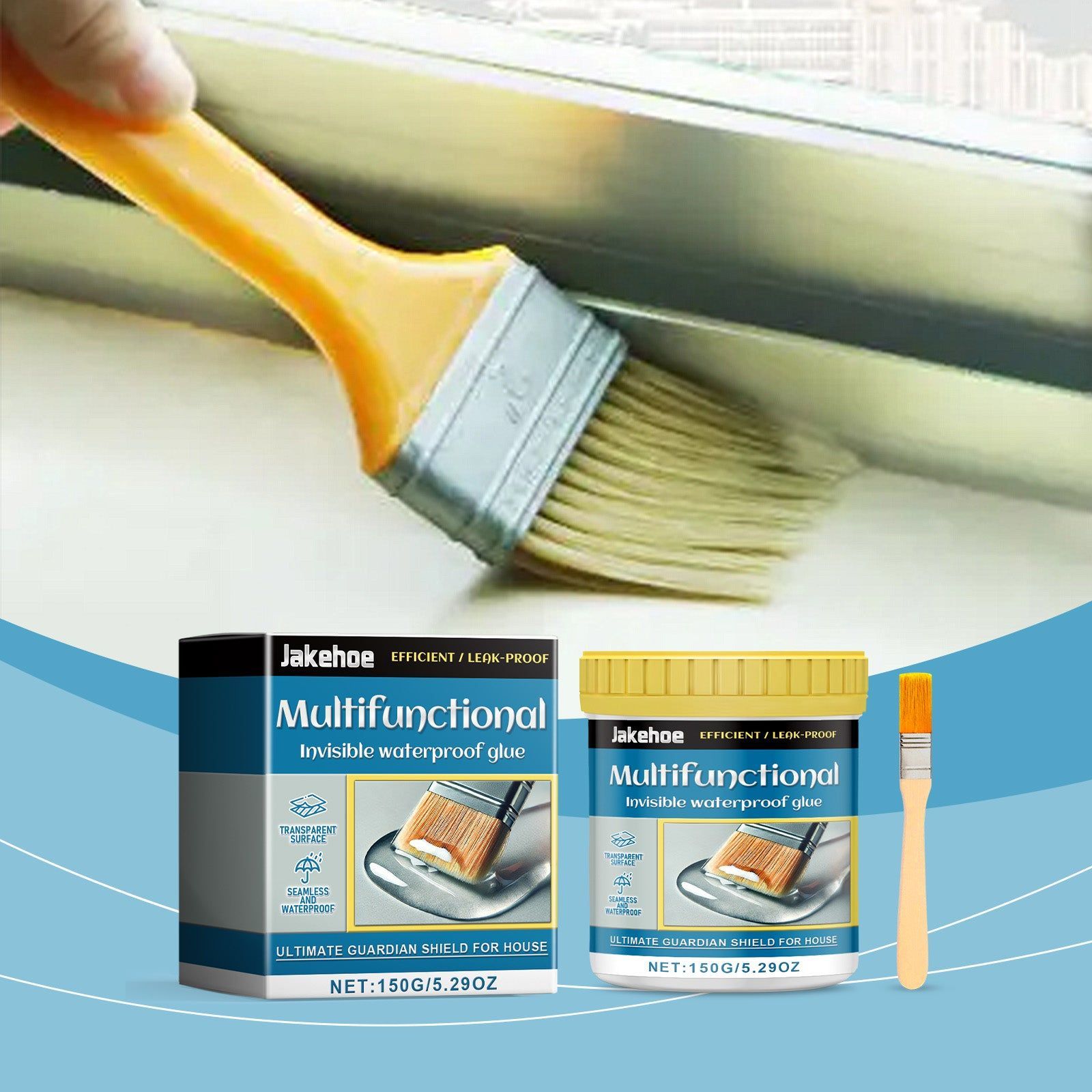 Waterproof Leak Repair Glue, Invisible, Durable, Easy to Use, Home Improvement ,1set