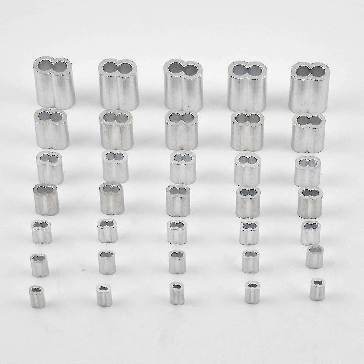 265pcs Crimp Sleeves and Stainless Steel Cable Lug Kit